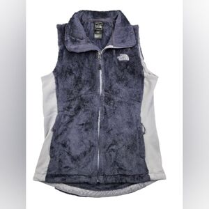 THE NORTH FACE Vest Womens M Purple SHERPA Fleece Casual Jacket Outdoor Warm